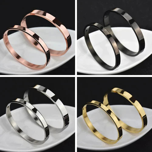 Customize Gold Bracelets Bangles for Men & Women Custom Engraved Cuff